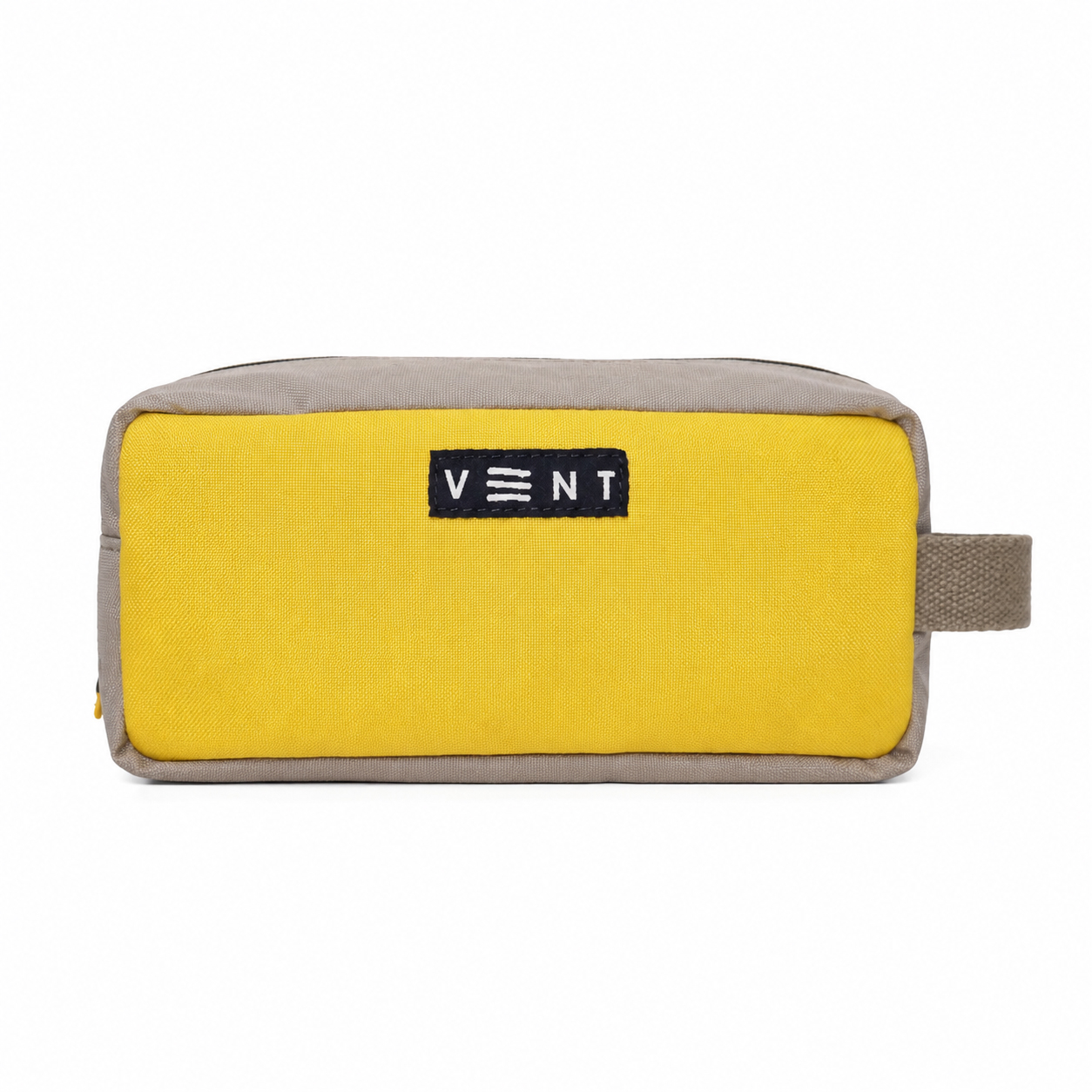 Cosmetics, Large Stationery Bag – Recycled Ocean Plastic – Yellow - Image 2