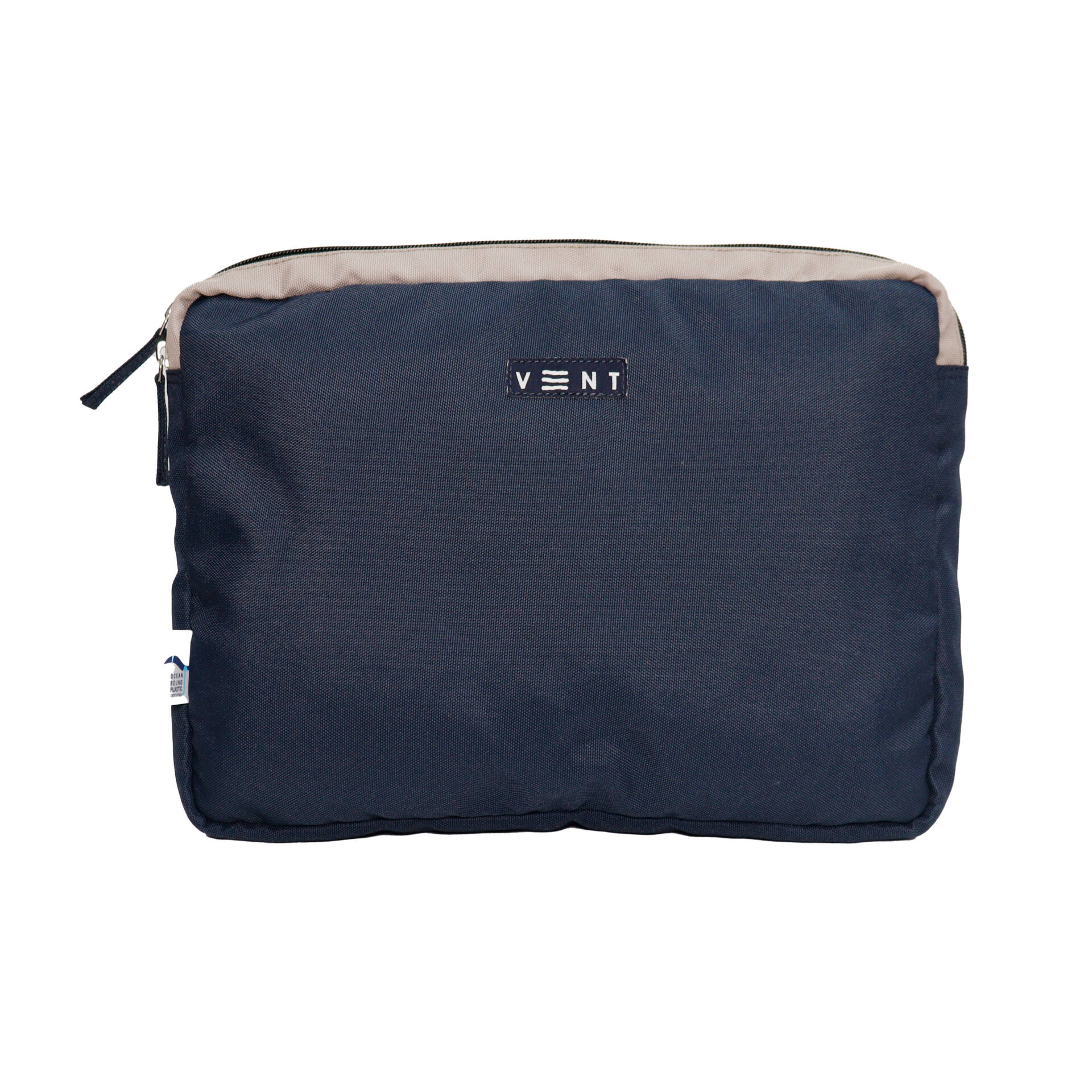 Laptop / Tablet Sleeve - Recycled Ocean Plastic - Navy Blue - Image 5
