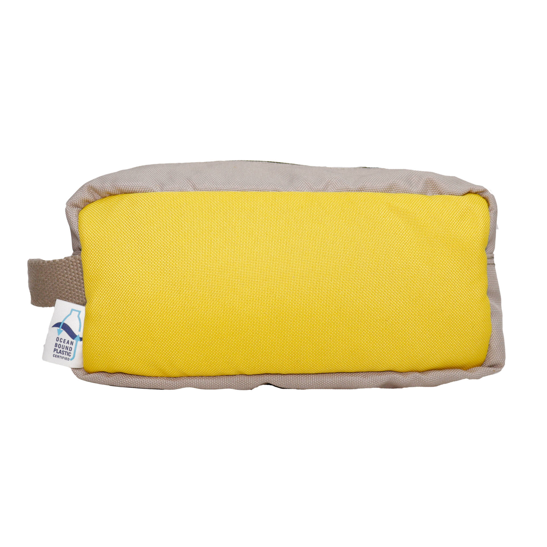 Cosmetics, Large Stationery Bag – Recycled Ocean Plastic – Yellow - Image 5