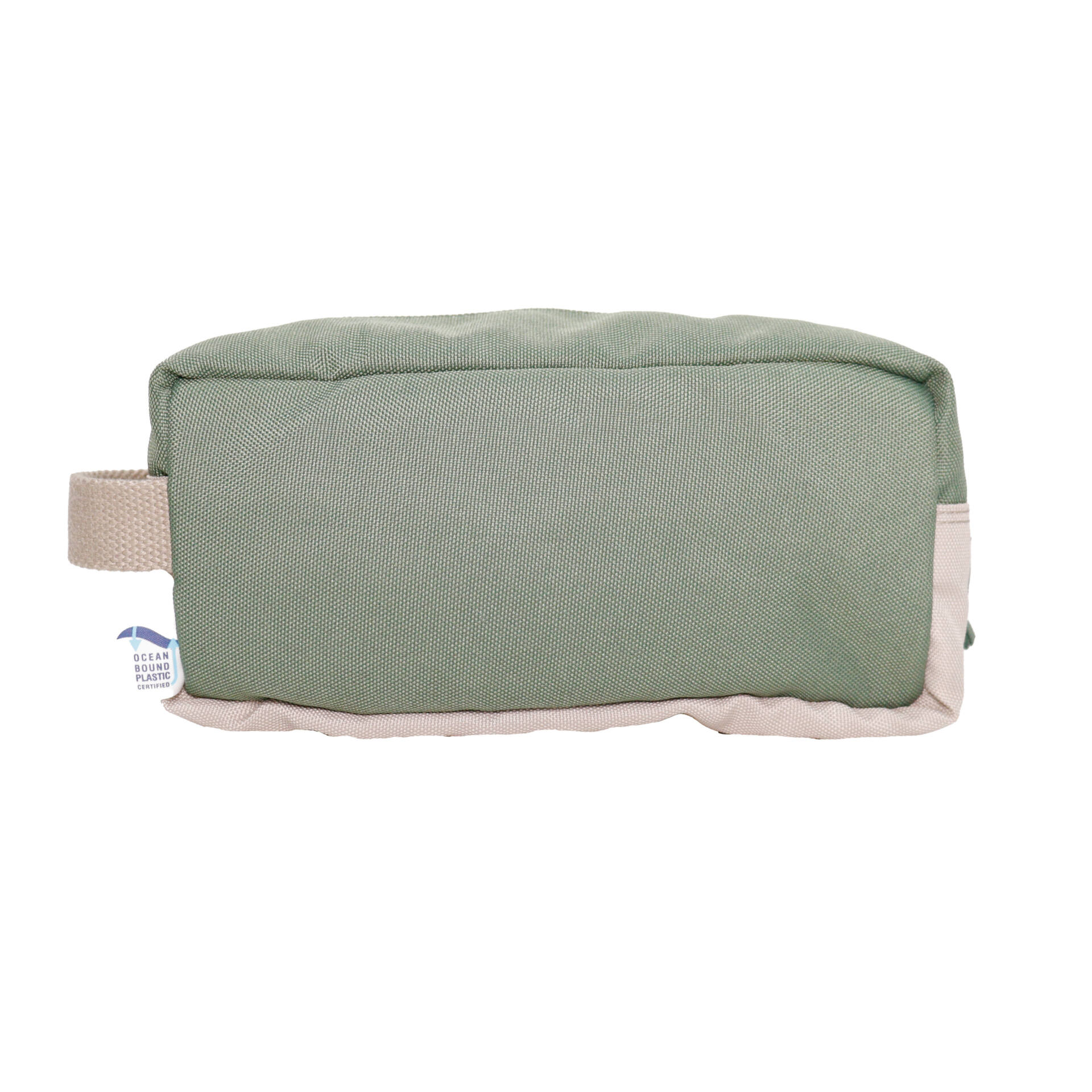 Cosmetics, Large Stationery Bag – Recycled Ocean Plastic – Sage Green - Image 5