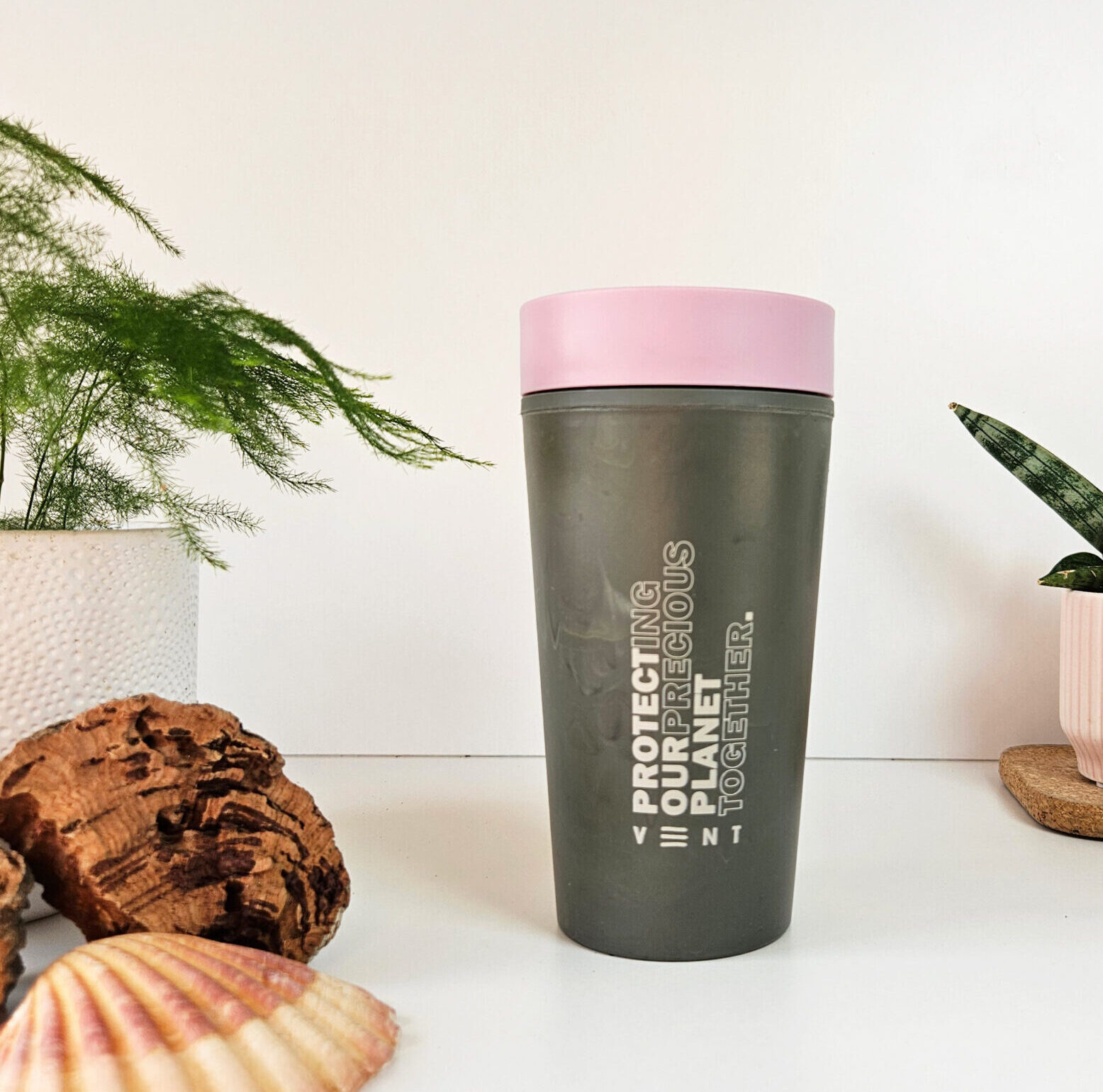 Reusable Travel Cup - Dusk Pink - OCEAN