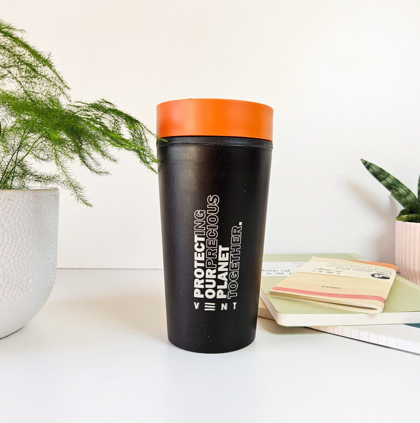 Recycled travel cup