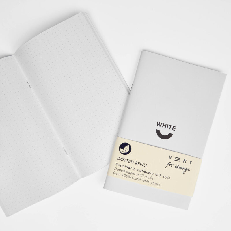 Sustainable Weekly Planner Refill with dotted paper