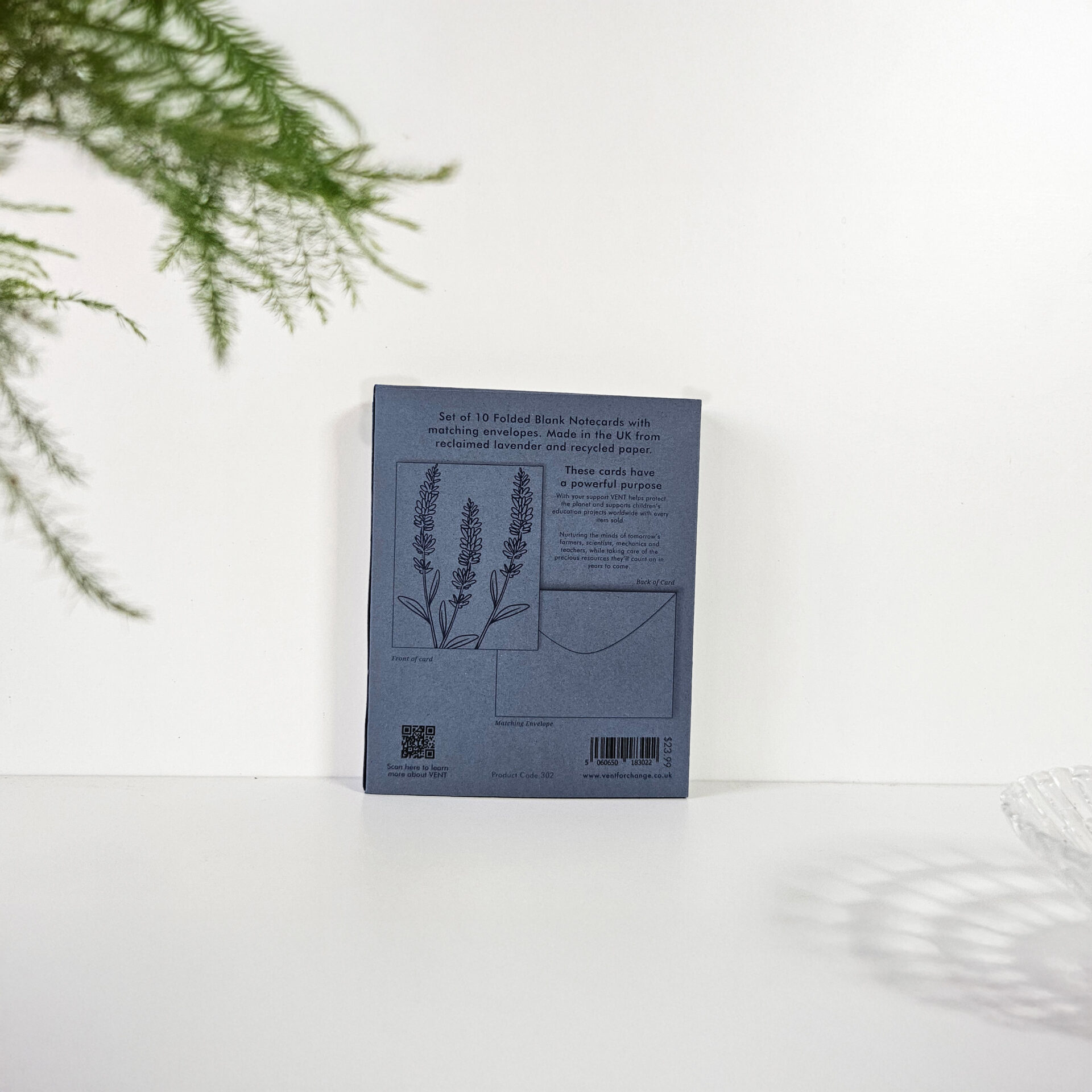 Notecard Set of 10 - Made from Lavender - Image 7