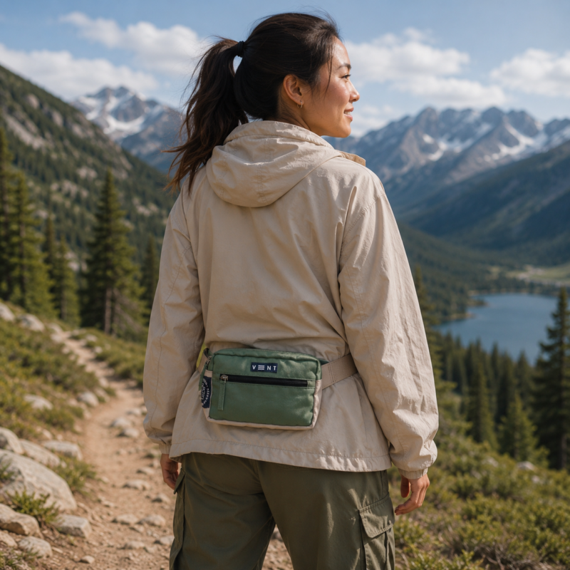 Sling Bag - Recycled Ocean Plastic - Sage Green