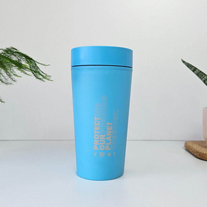 Reusable Travel Cup - Sky Blue - Made from Bubblegum