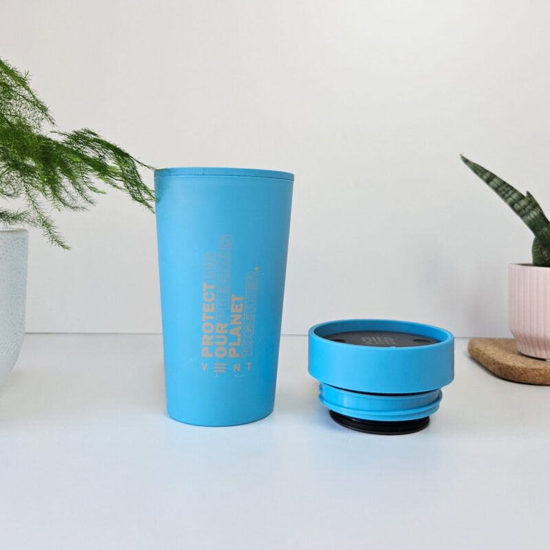 Reusable Travel Cup - Sky Blue - Made from Bubblegum